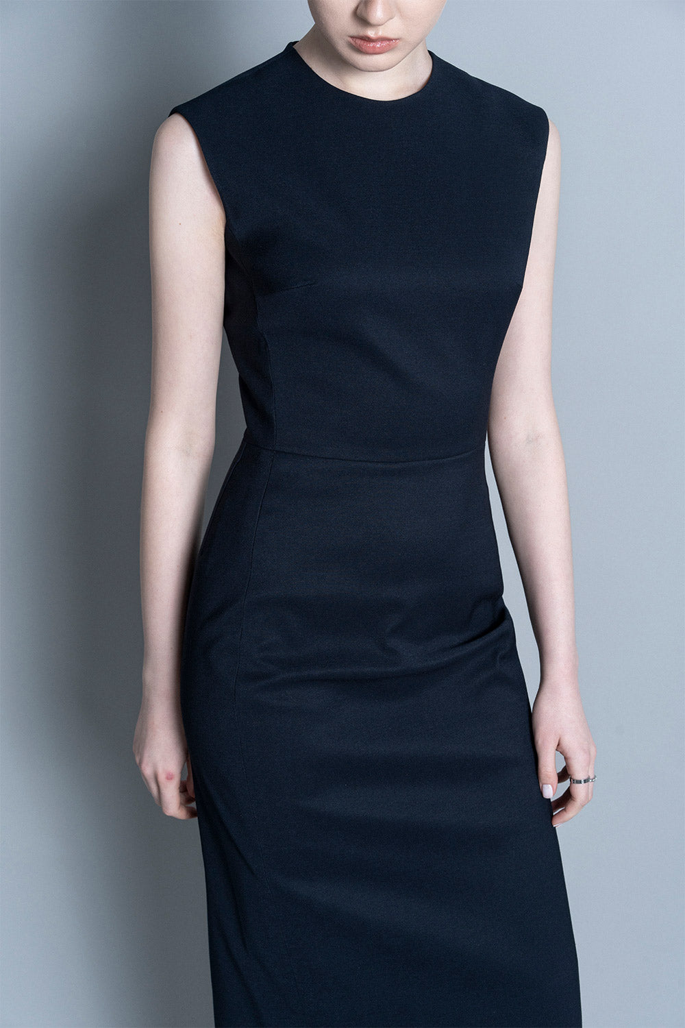 Limoges Pencil Sleeveless Polycotton Midi Dress