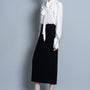 Santa Blouson Poet Sleeved Crepe De Chine Shirt