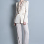 Tours Structured Shawl Lapel Satin Blazer