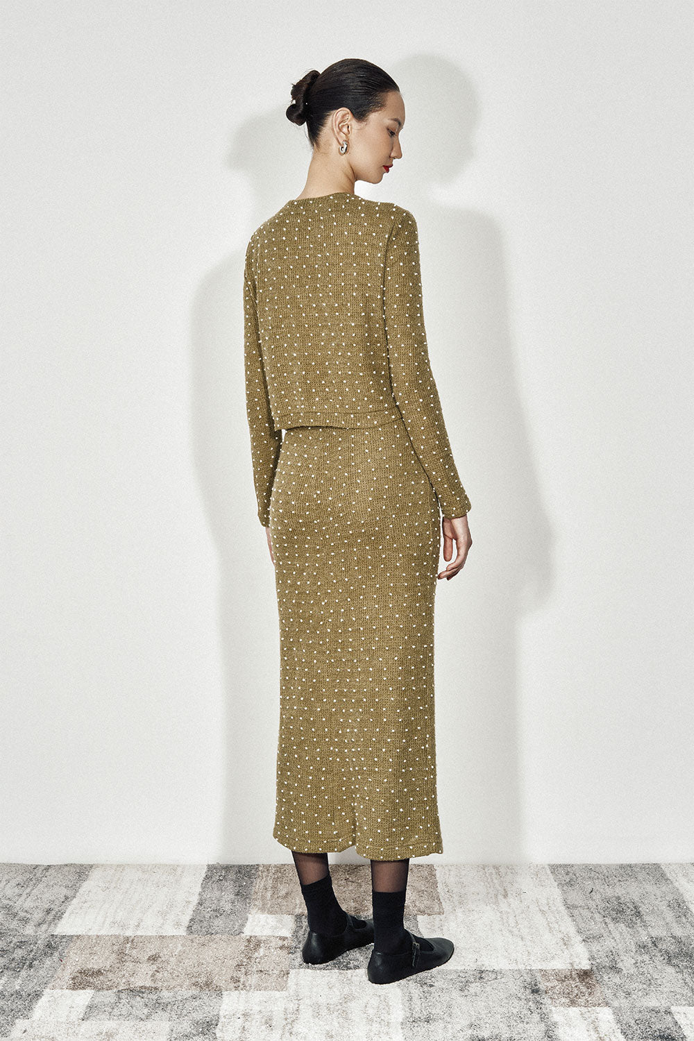 Savannah Straight Jewel Neck Cotton Jacket