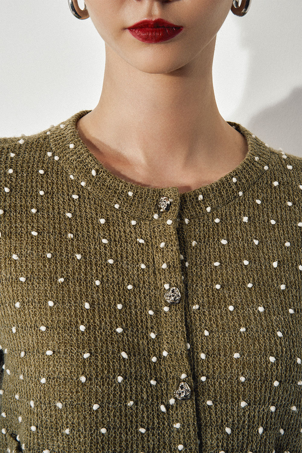 Savannah Straight Jewel Neck Cotton Jacket