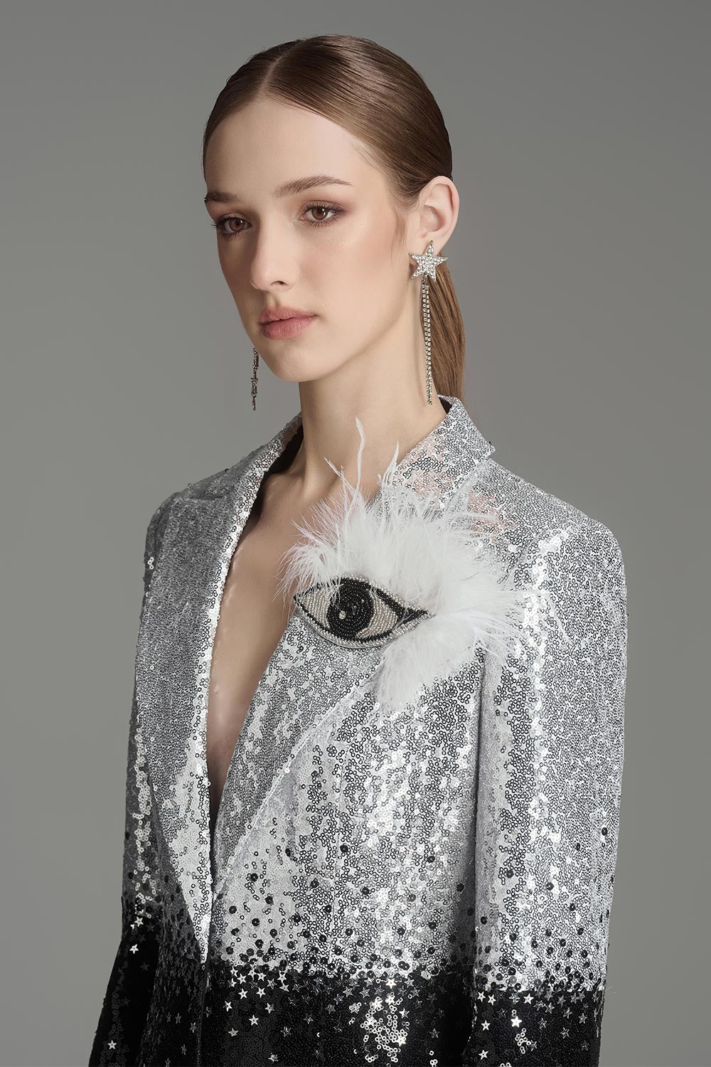 Larrisa Black Eye Brooch