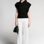 Elodie Bodycon Cap Sleeved Wool Top