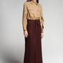 Emmaline Straight Slit Sleeved Cotton Silk Shirt