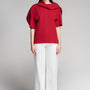 Ellery Straight Cape Shoulder Tencel Top