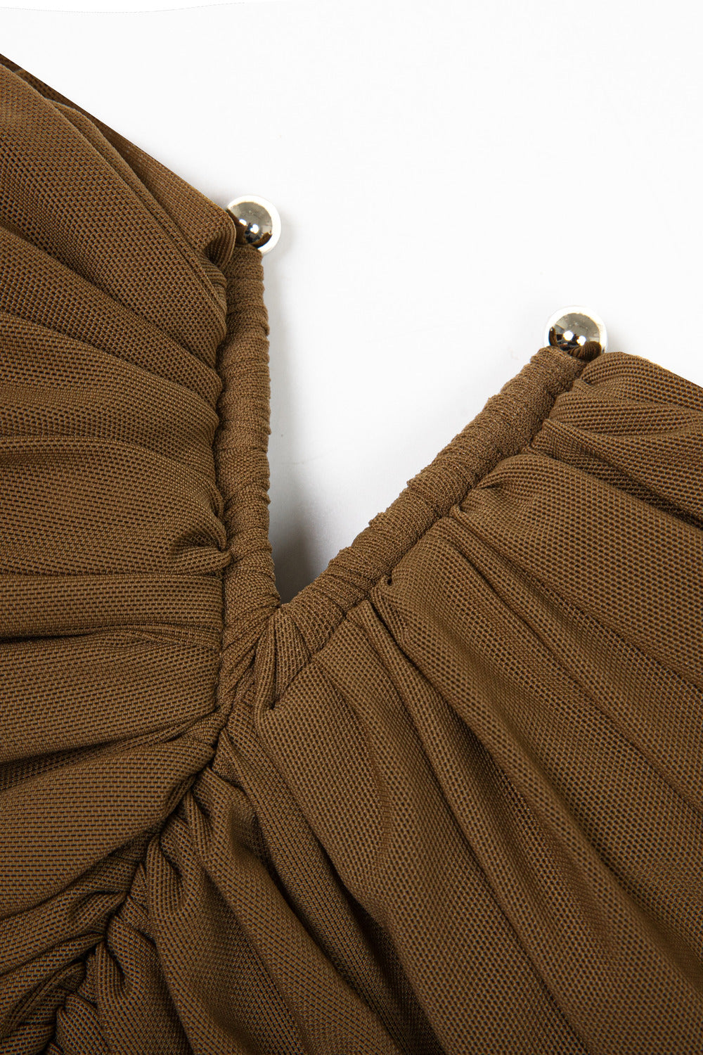 Echo A-line Off-Shoulder Silk Organza Ankle Length Dress