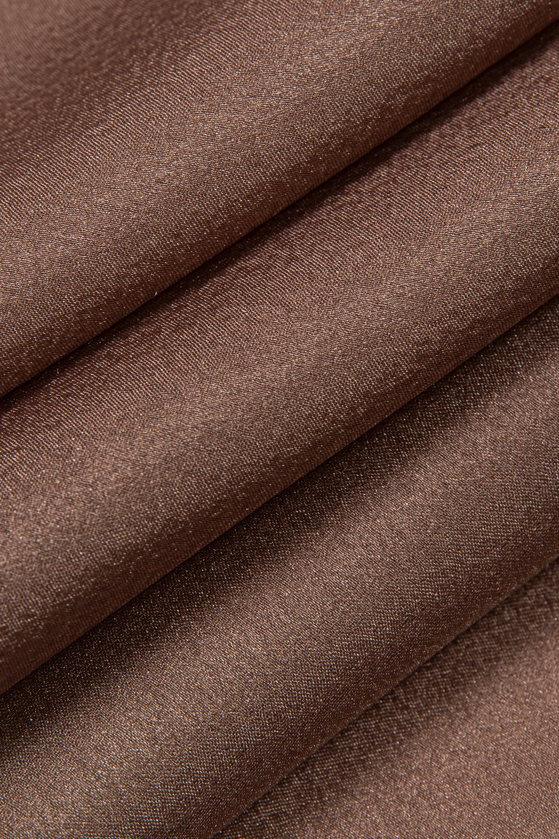 Wool Pencil Collared Neck Organza Calf Length Set