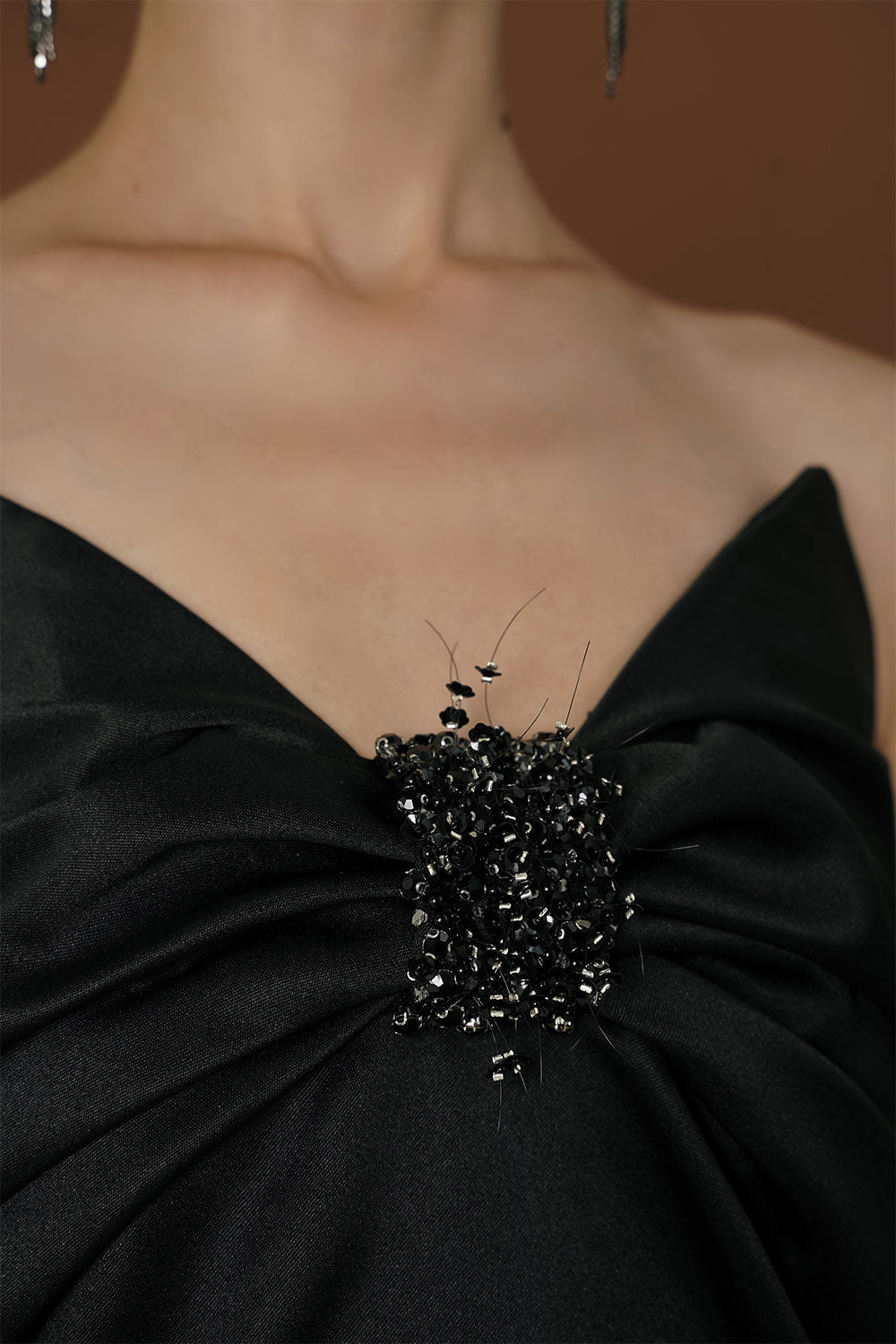 Gwen A-line Sweetheart Neck Taffeta Mini Dress