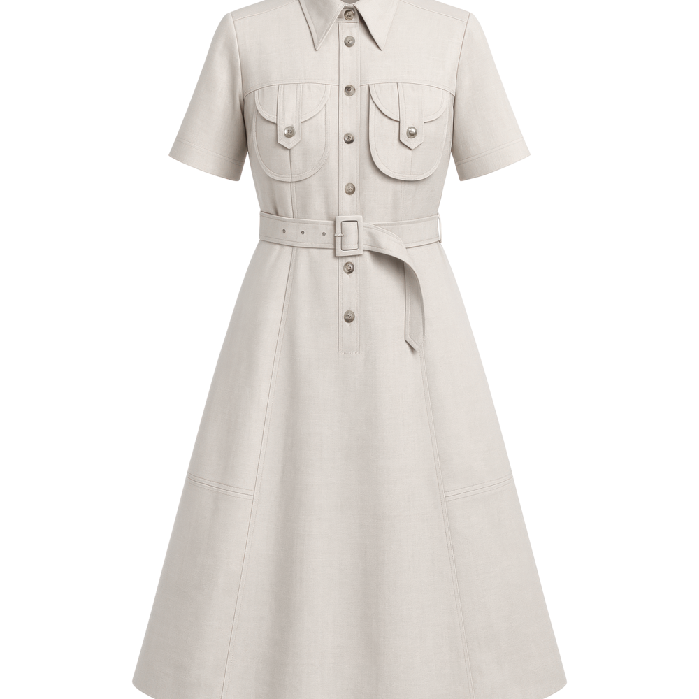 Diana Collared Midi Dress