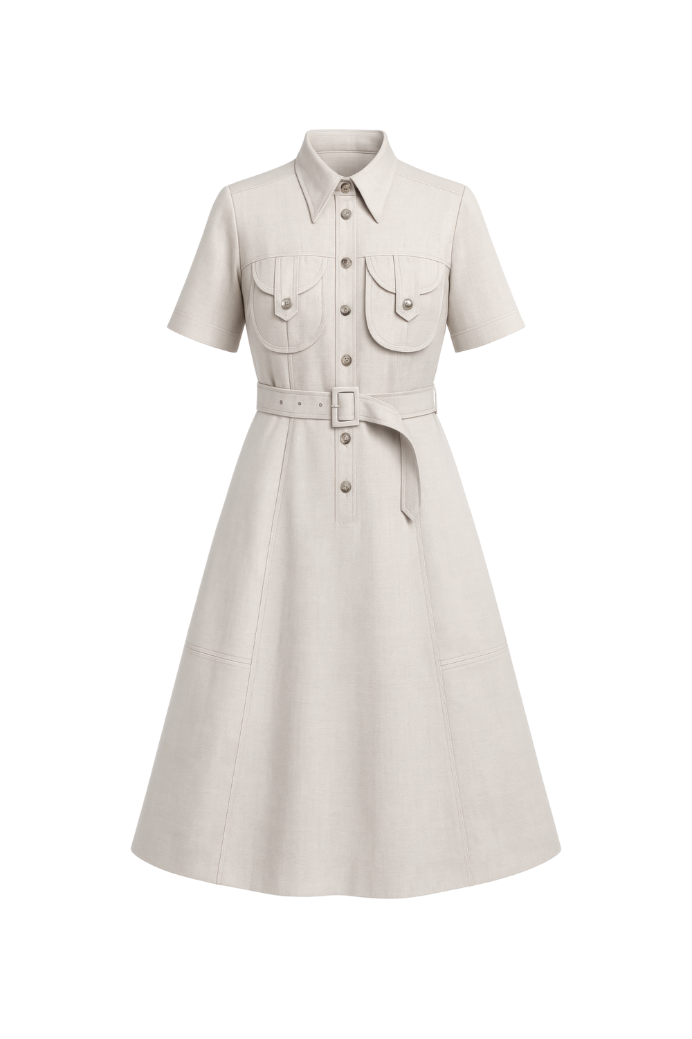 Diana Collared Midi Dress