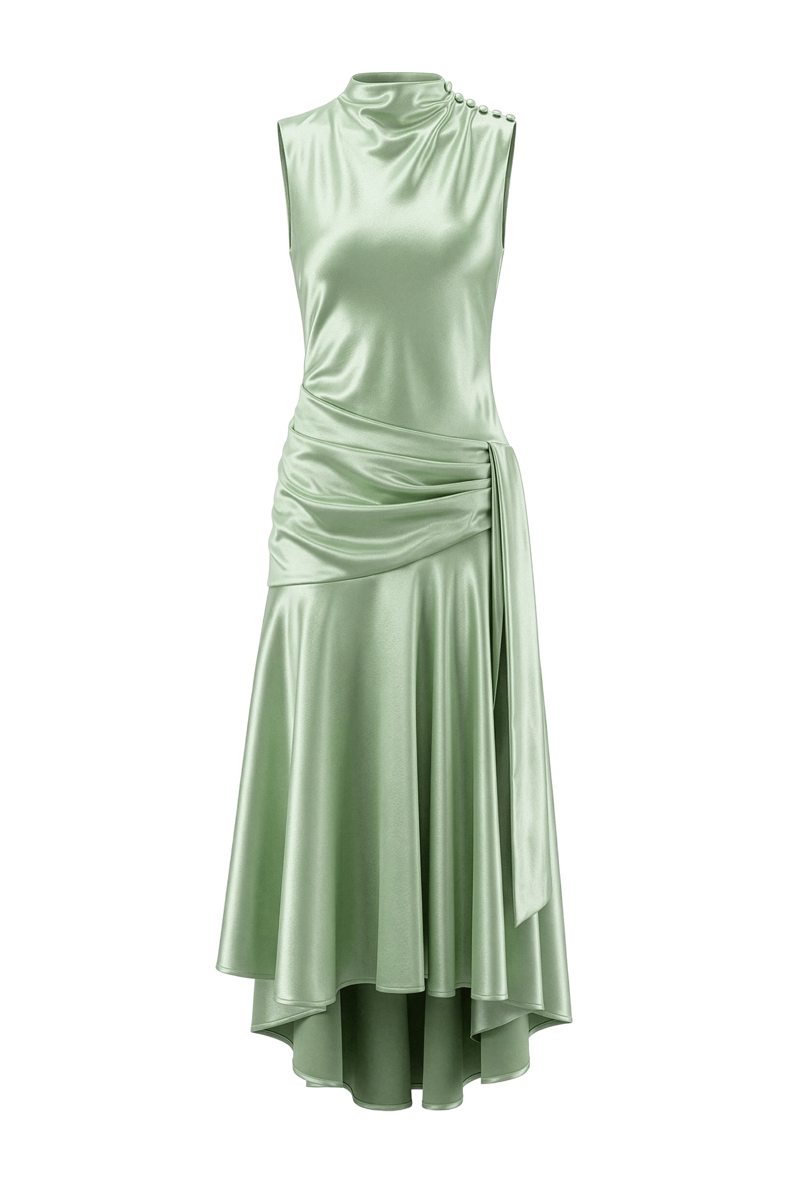 Neri V-Neck Midi Dress