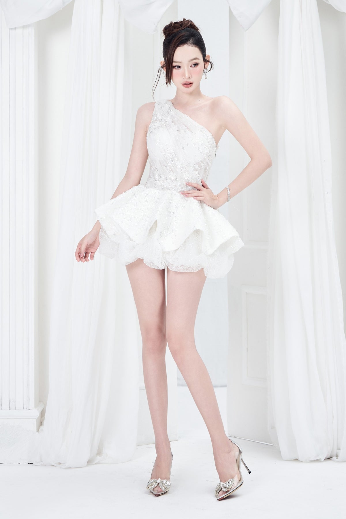 Crytal Bubble Mini Dress