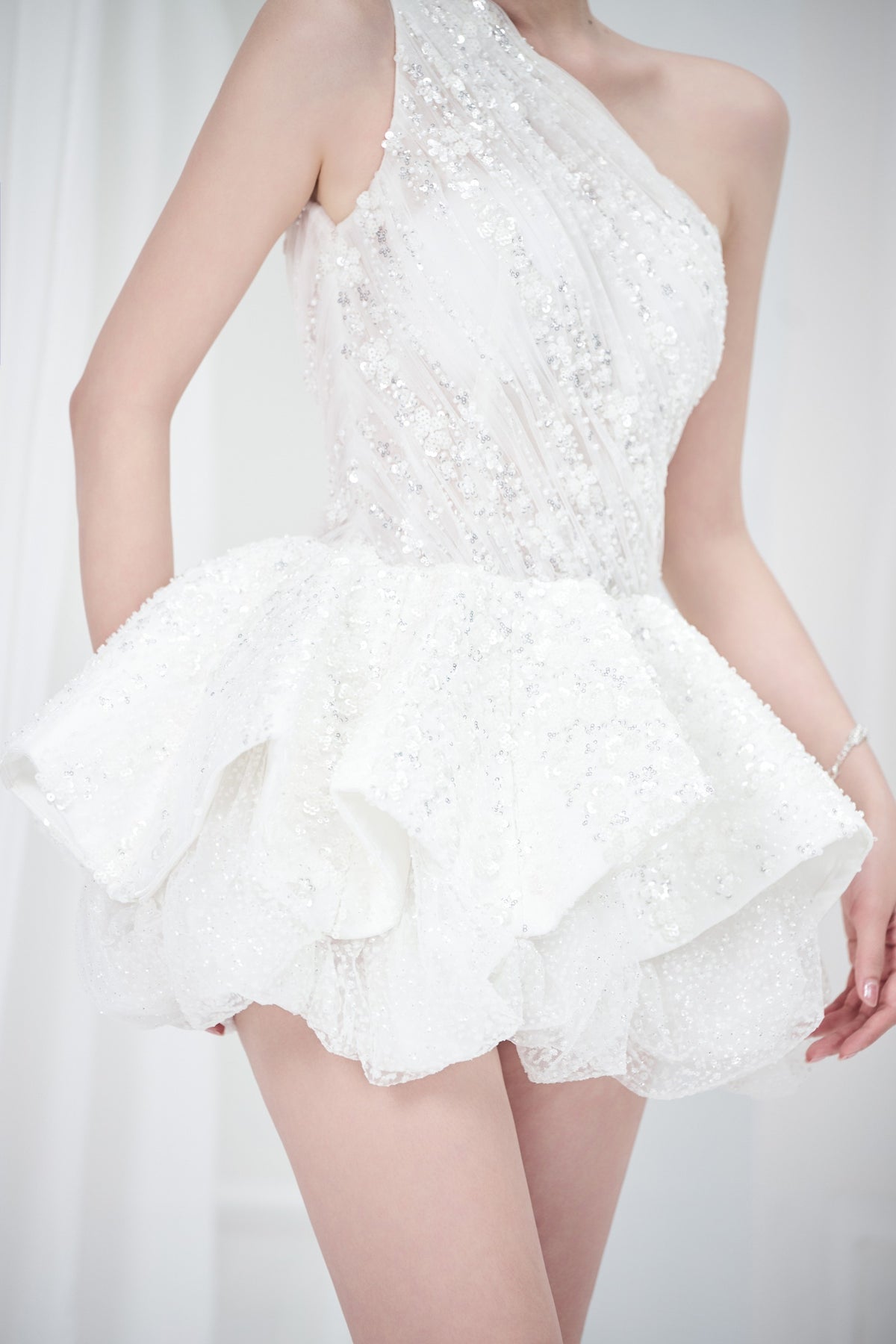 Crytal Bubble Mini Dress