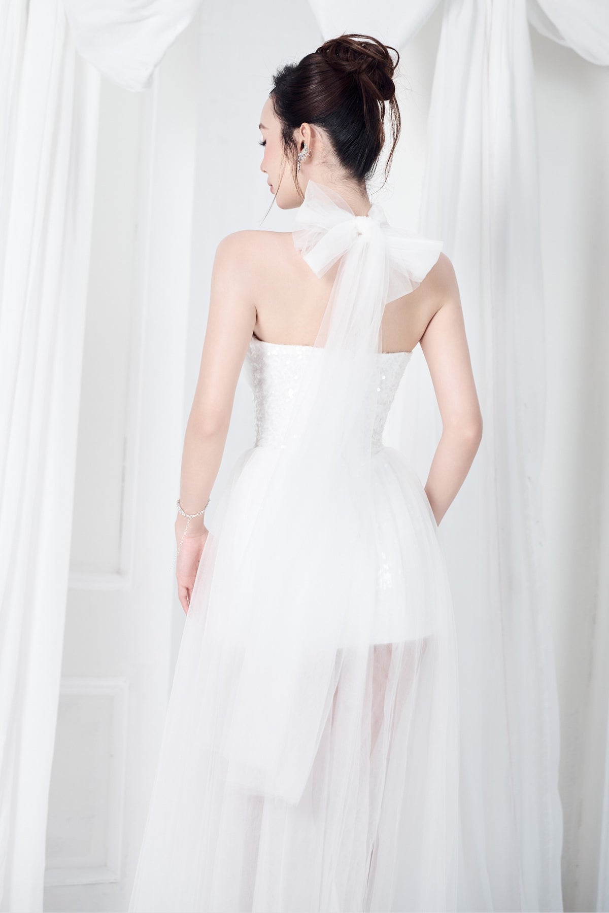 Luminous Halter Maxi Dress