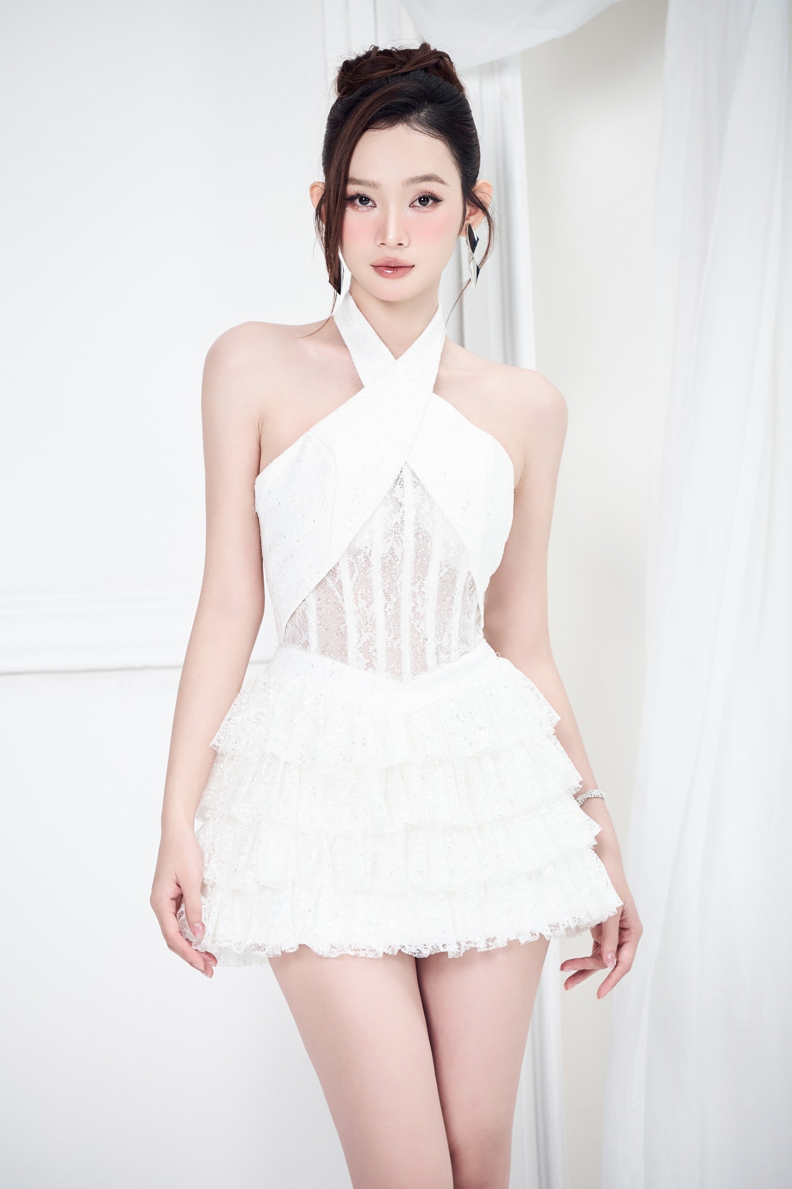 Fairy Ruffle Mini Dress