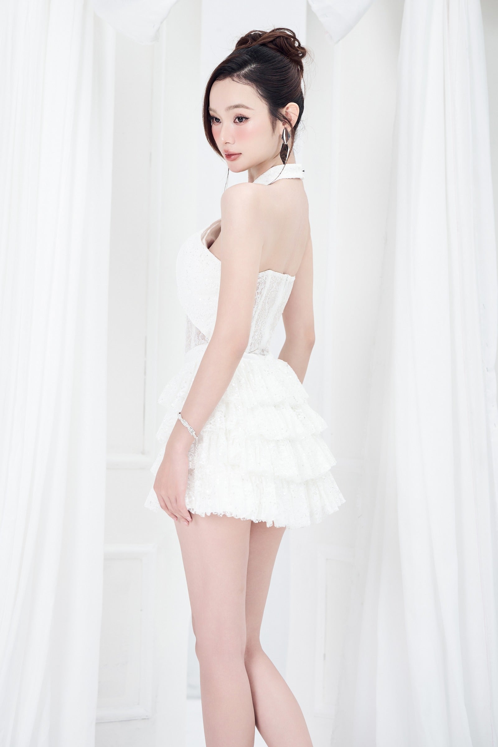 Fairy Ruffle Mini Dress