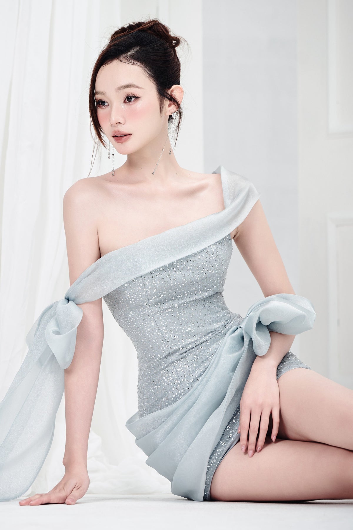 Larmes Sequin Mini Dress