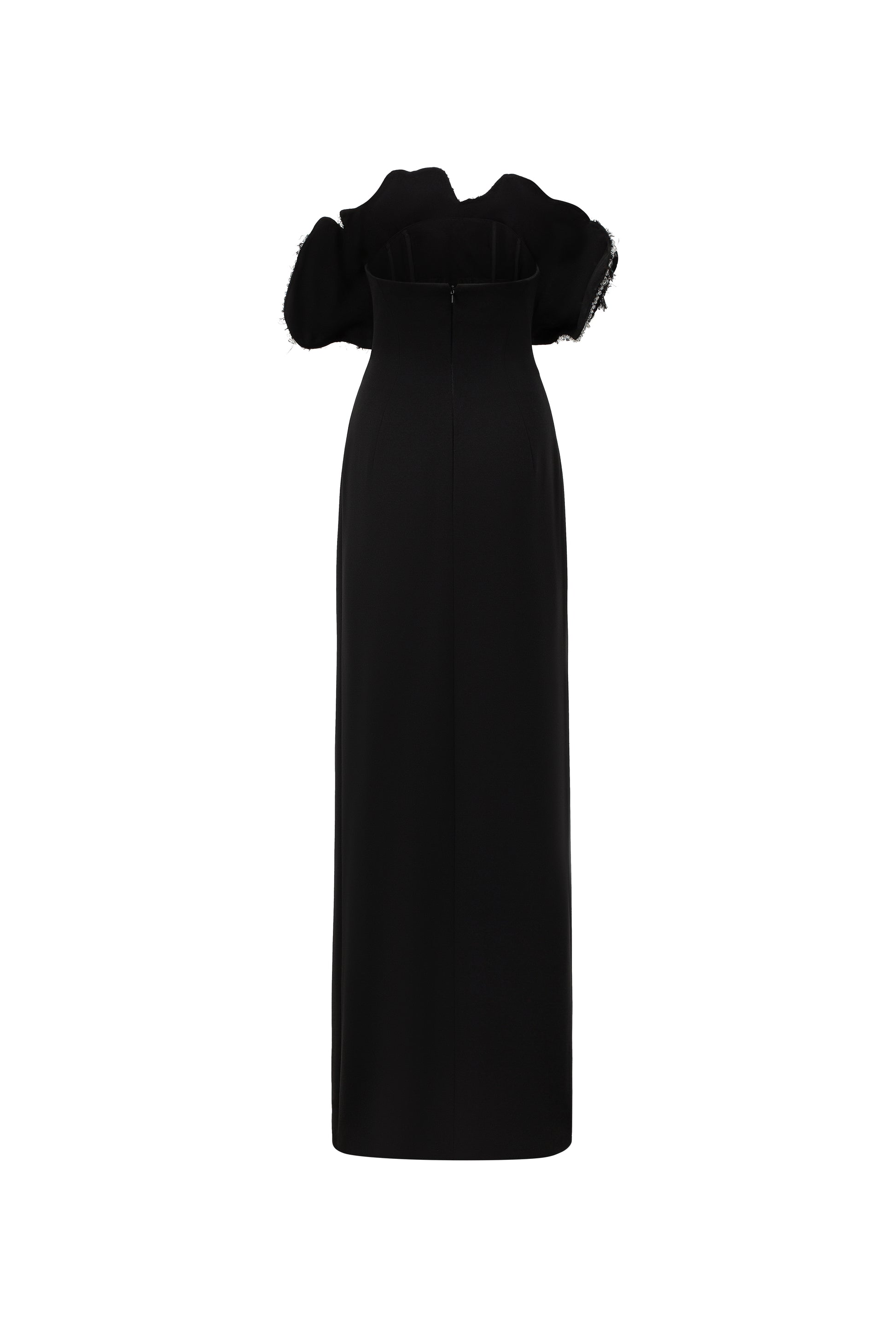 Sol Asymmetric Neck Maxi Dress