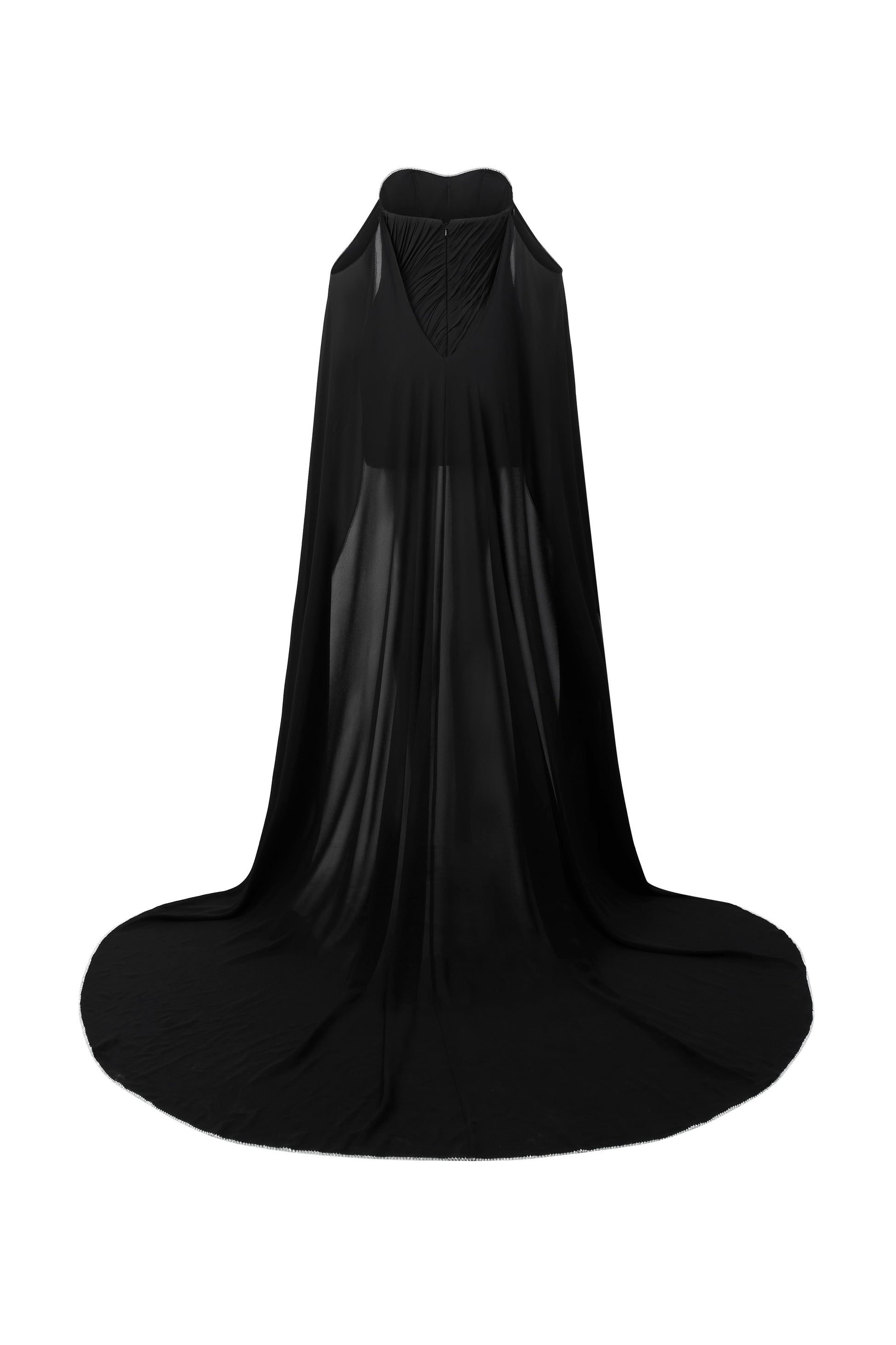 Vio Cape Sleeve Mini Dress