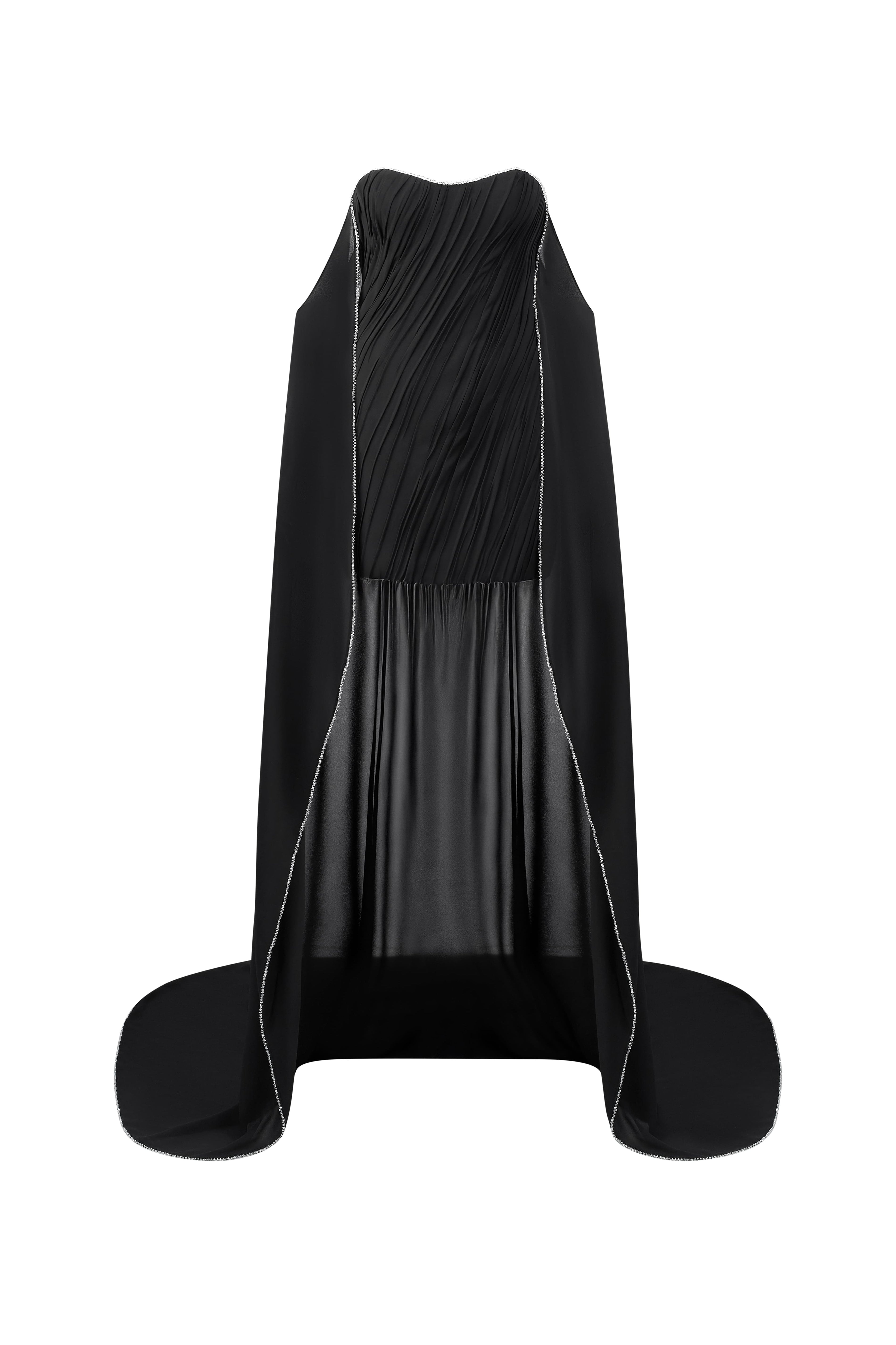 Vio Cape Sleeve Mini Dress