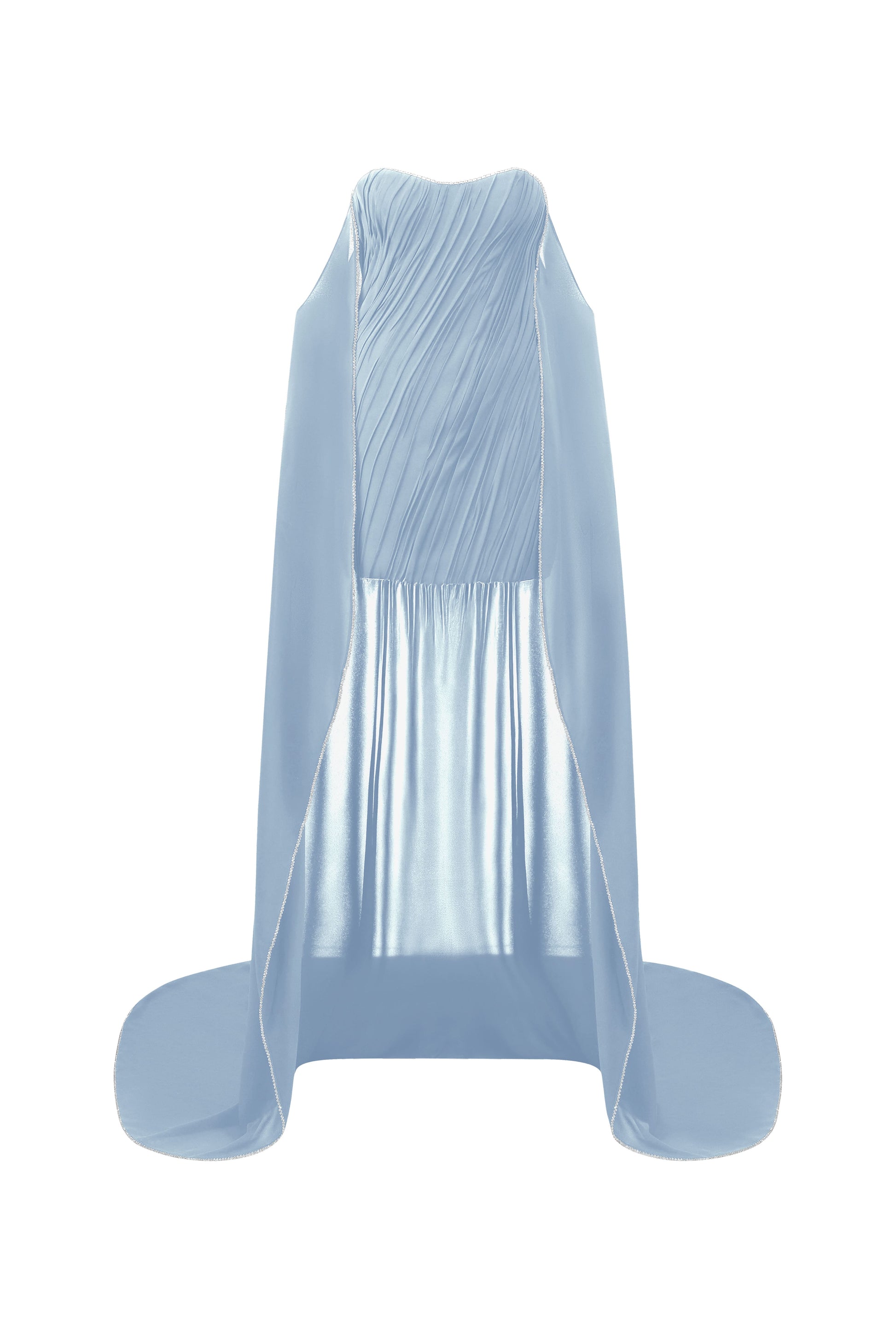 Vio Cape Sleeve Mini Dress