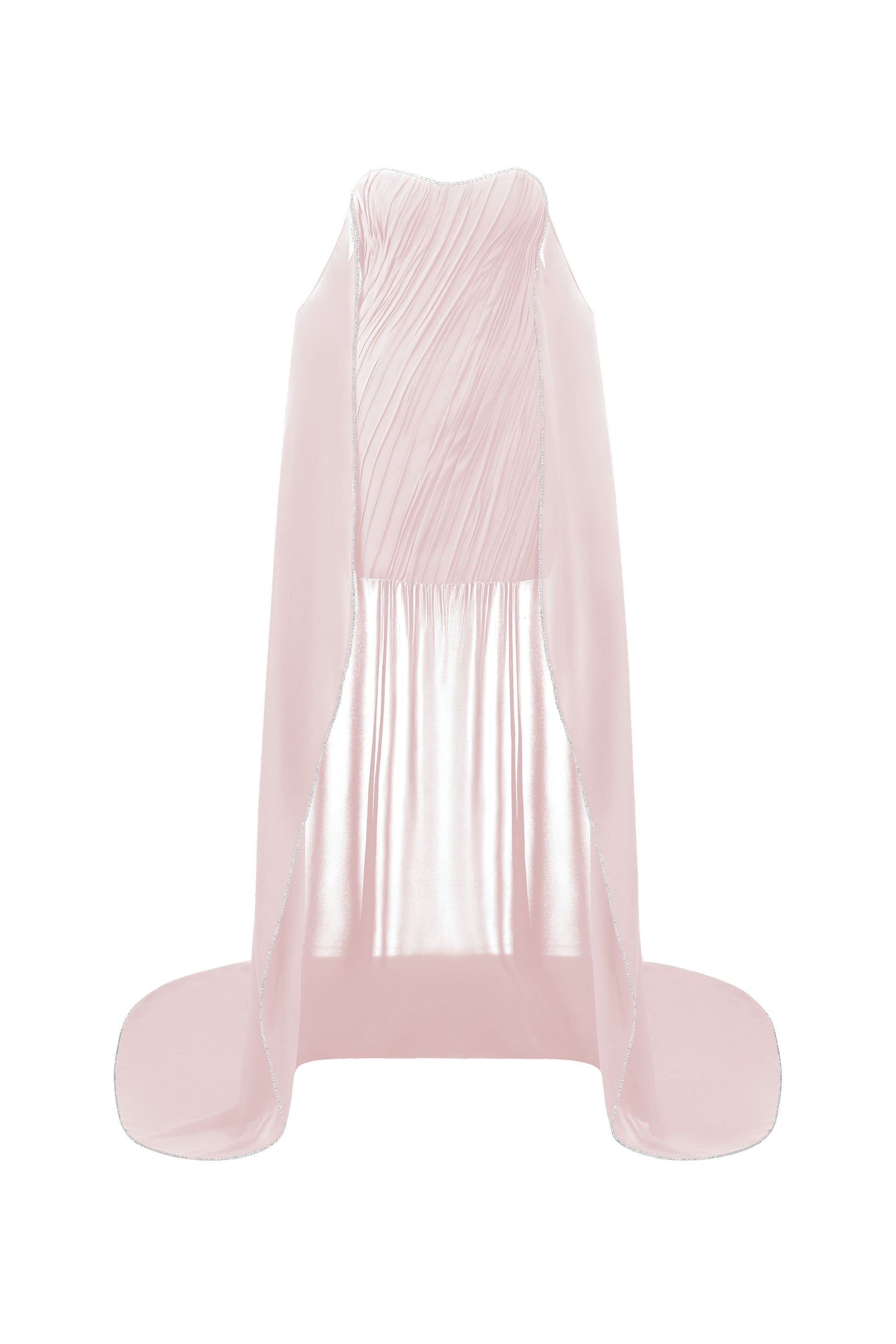 Vio Cape Sleeve Mini Dress