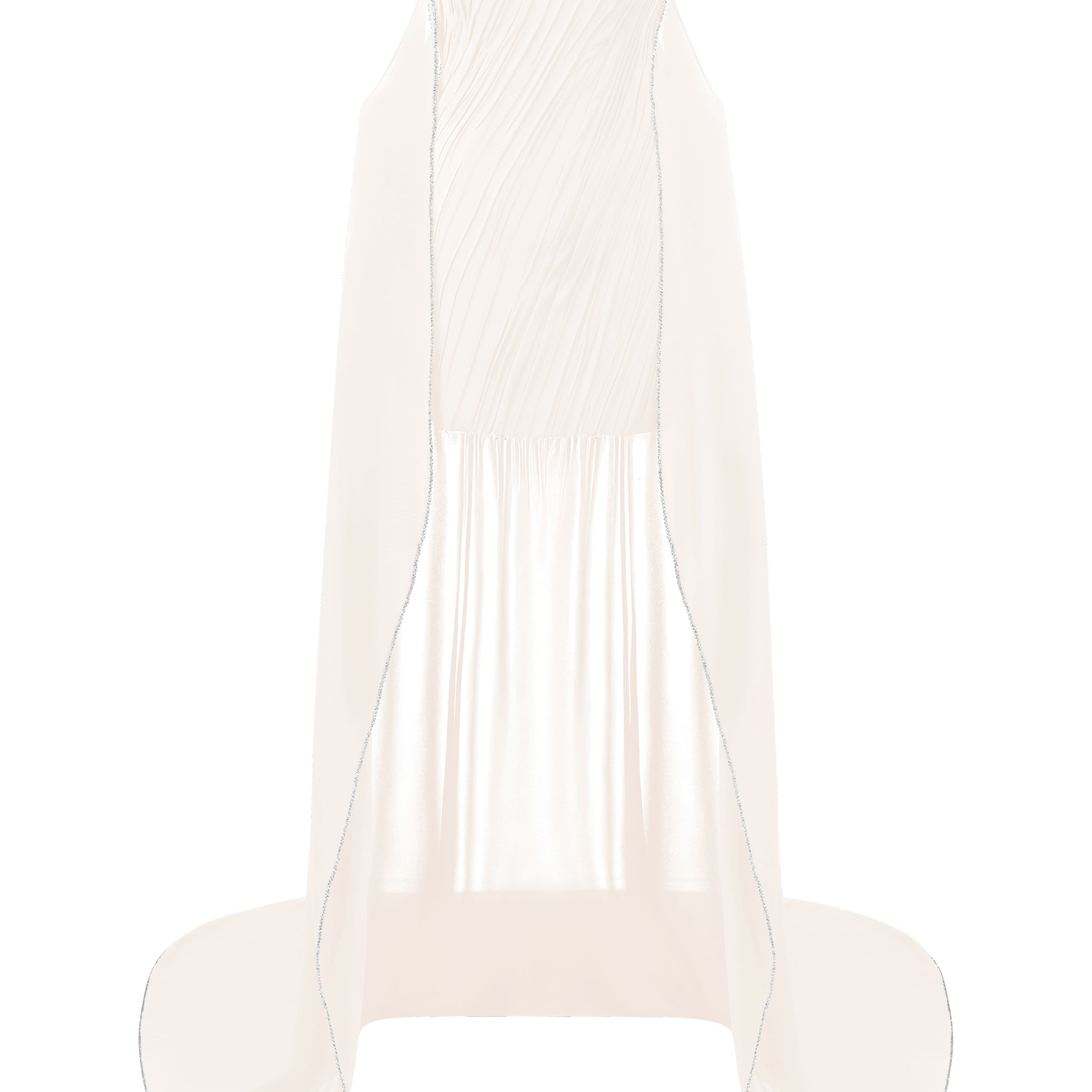Vio Cape Sleeve Mini Dress