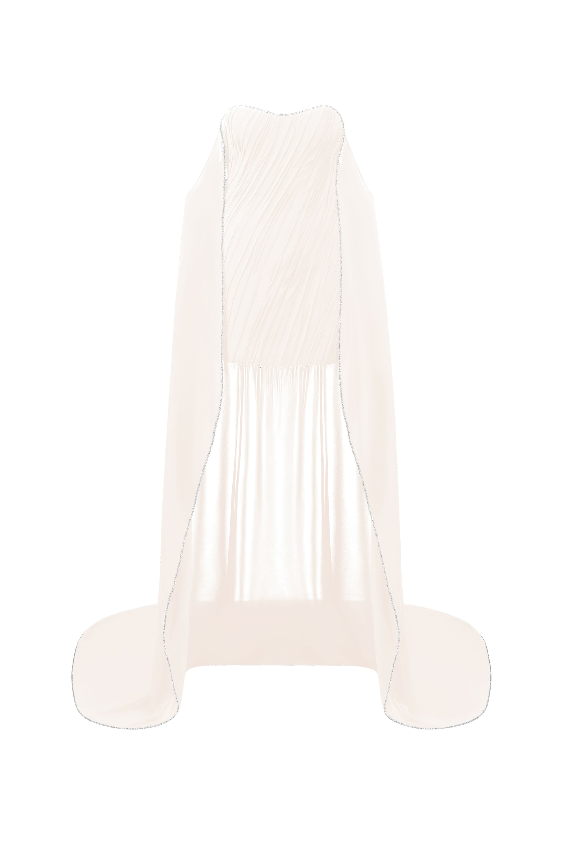Vio Cape Sleeve Mini Dress