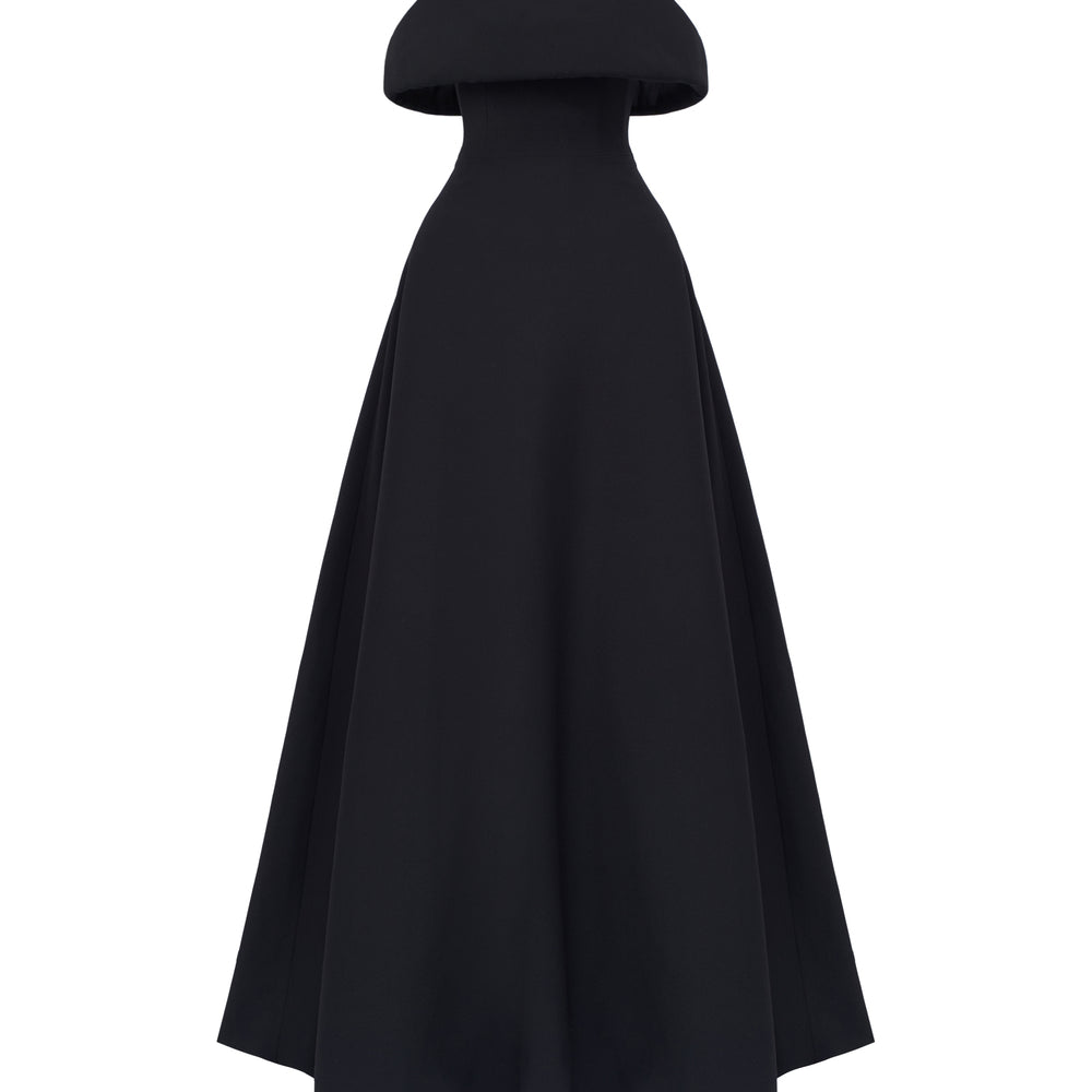 Zee Curved Neck Maxi Dress