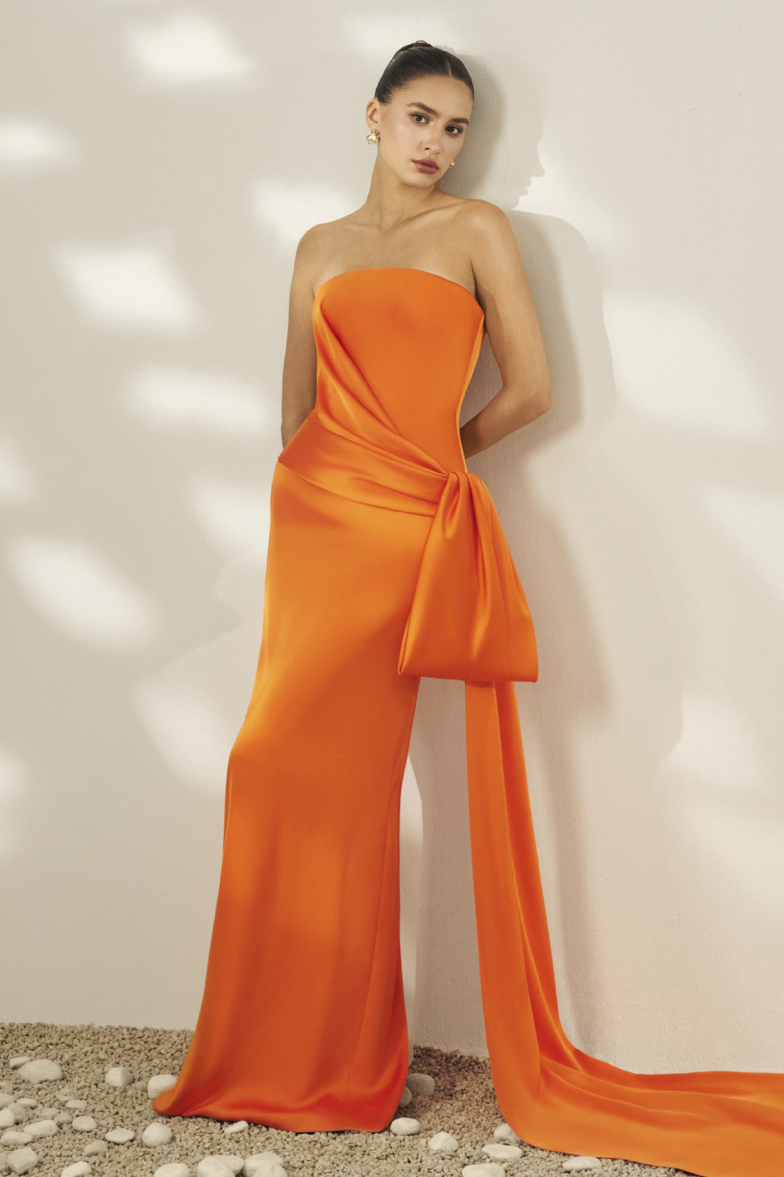 Clementine Draped Maxi Dress