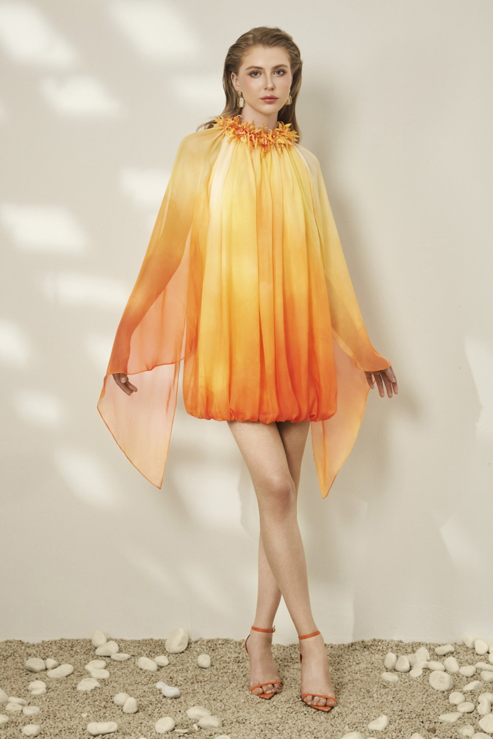 Solar Applique Mini Dress