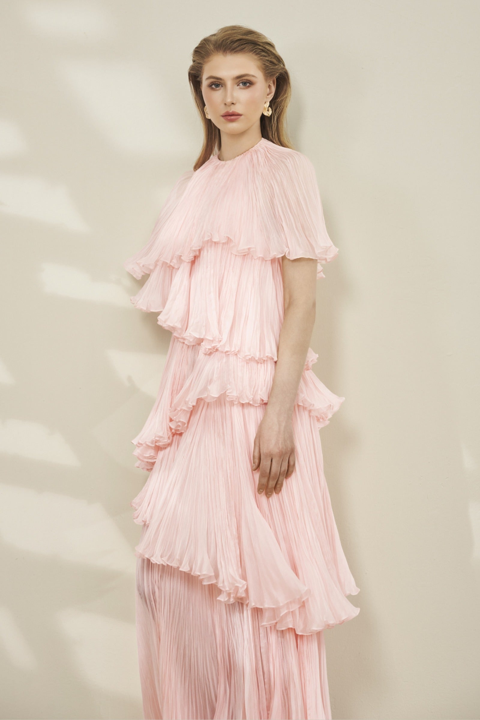 Tiered Ruffle Maxi Dress