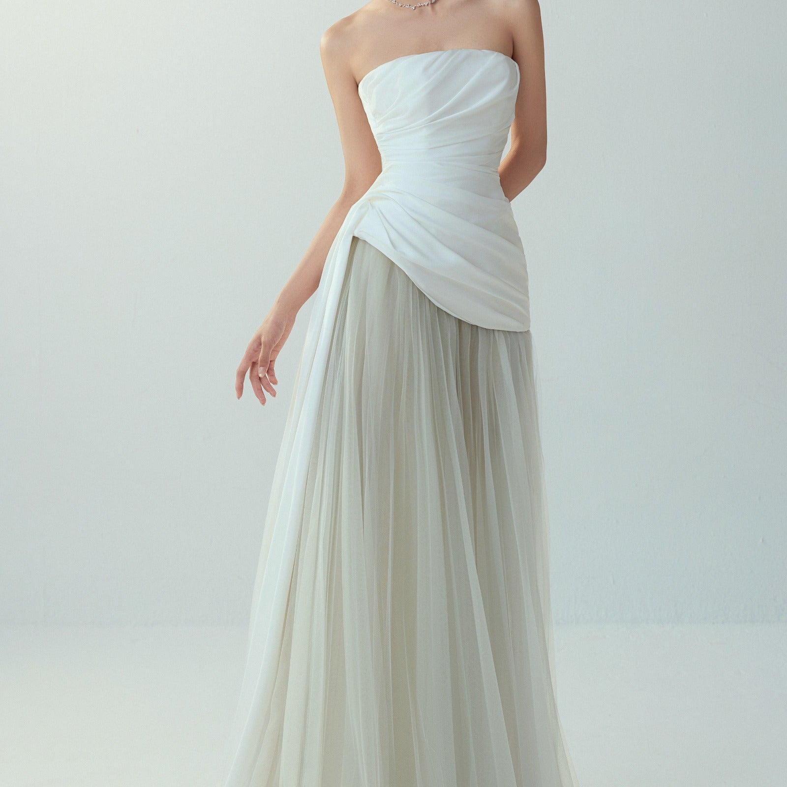 Lune Draped Maxi Dress