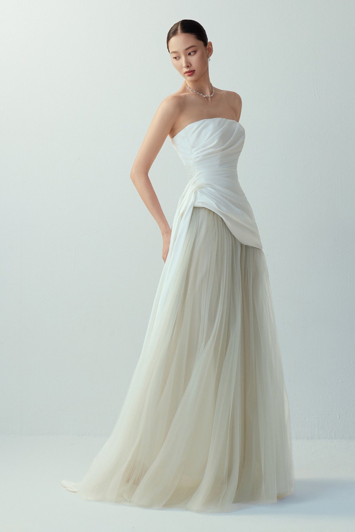 Lune Draped Maxi Dress