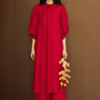 Giai Ky Straight Wide Leg Linen Silk Floor Length Pants