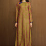 Mac Truc Trapezoid Wide Sleeved Silk Ankle Length Ao Dai