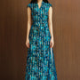 Lac Ha A-line Cap Sleeved Silk Midi Ao Dai