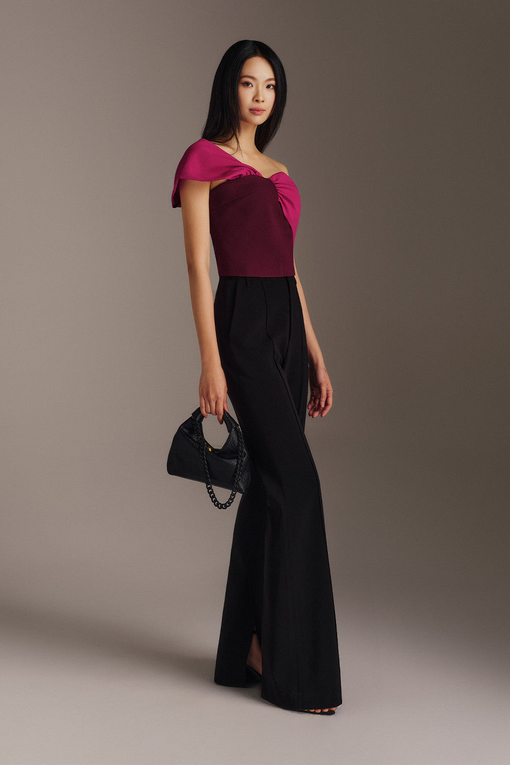 Cove Straight Boot Cut Twill Floor Length Pants