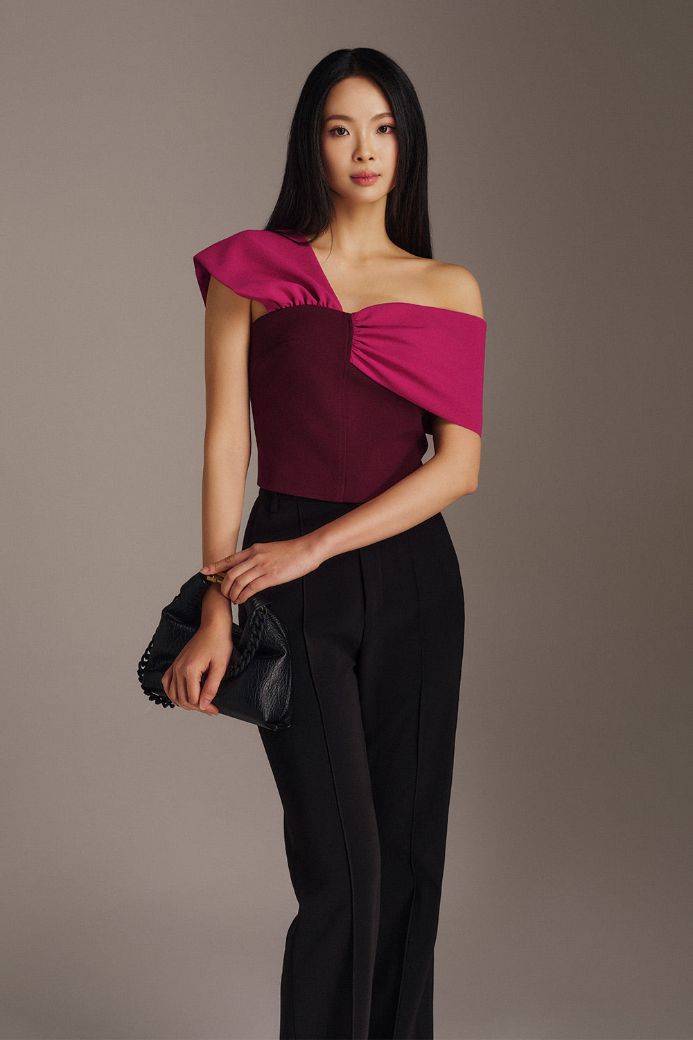 Cove Straight Boot Cut Twill Floor Length Pants