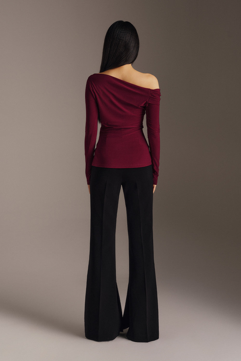 Cove Straight Boot Cut Twill Floor Length Pants