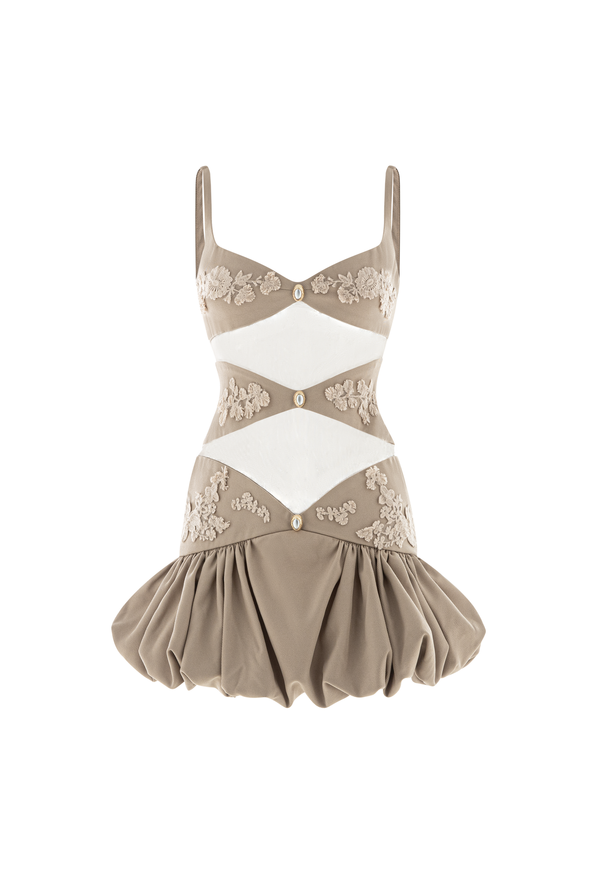 La Fata Bubble/Balloon See-Through Twill Mini Dress – MEAN BLVD