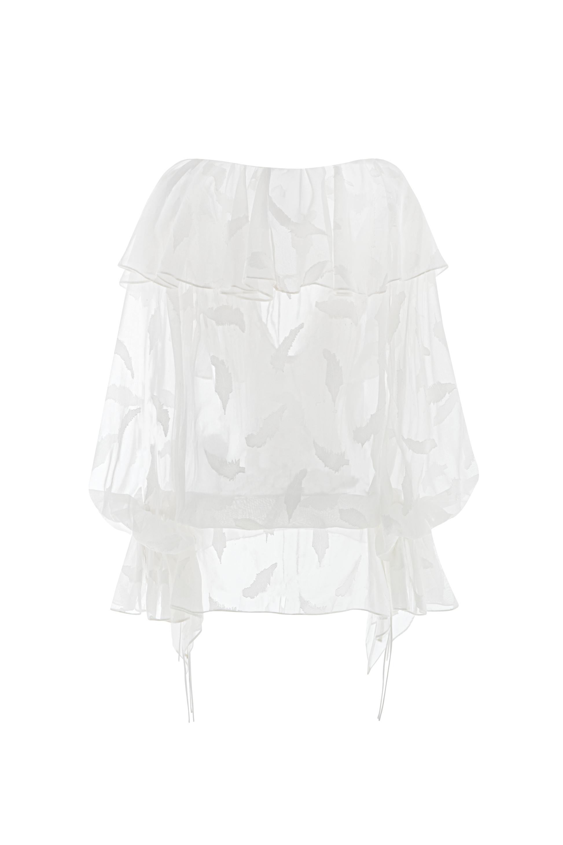 La Bohème Blouson Ruffle Layer Chiffon Mini Set