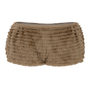 Nocciola Straight Layered Cotton Short Length Shorts