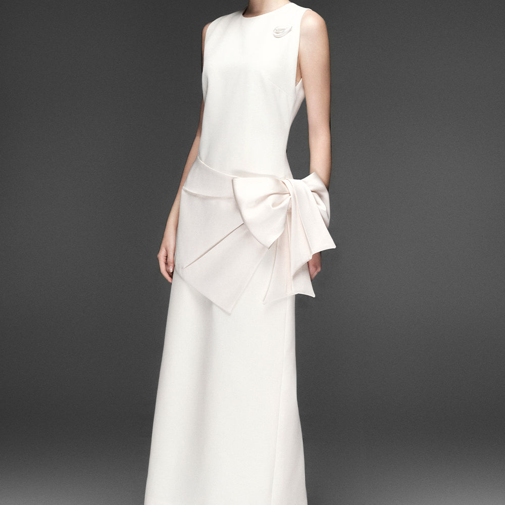 Lalia Ribbon Maxi Dress - MEAN BLVD