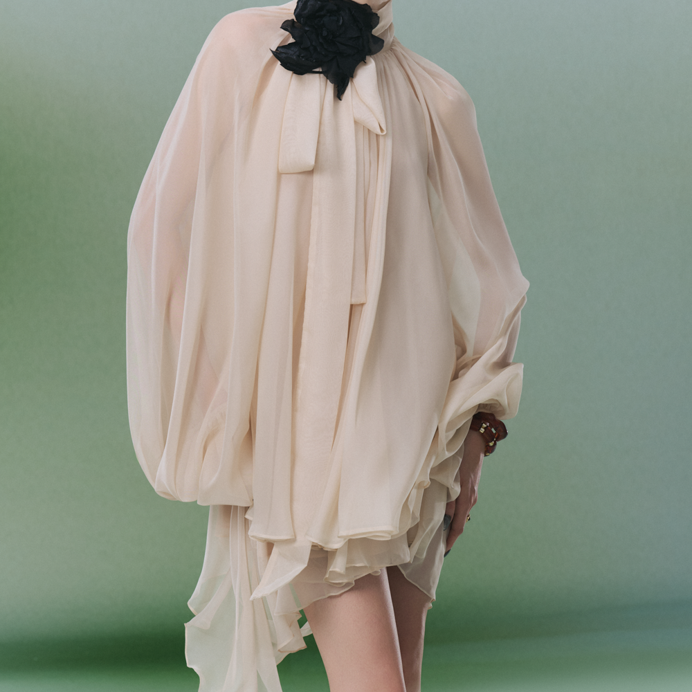 Leonette Blouson Draped Set