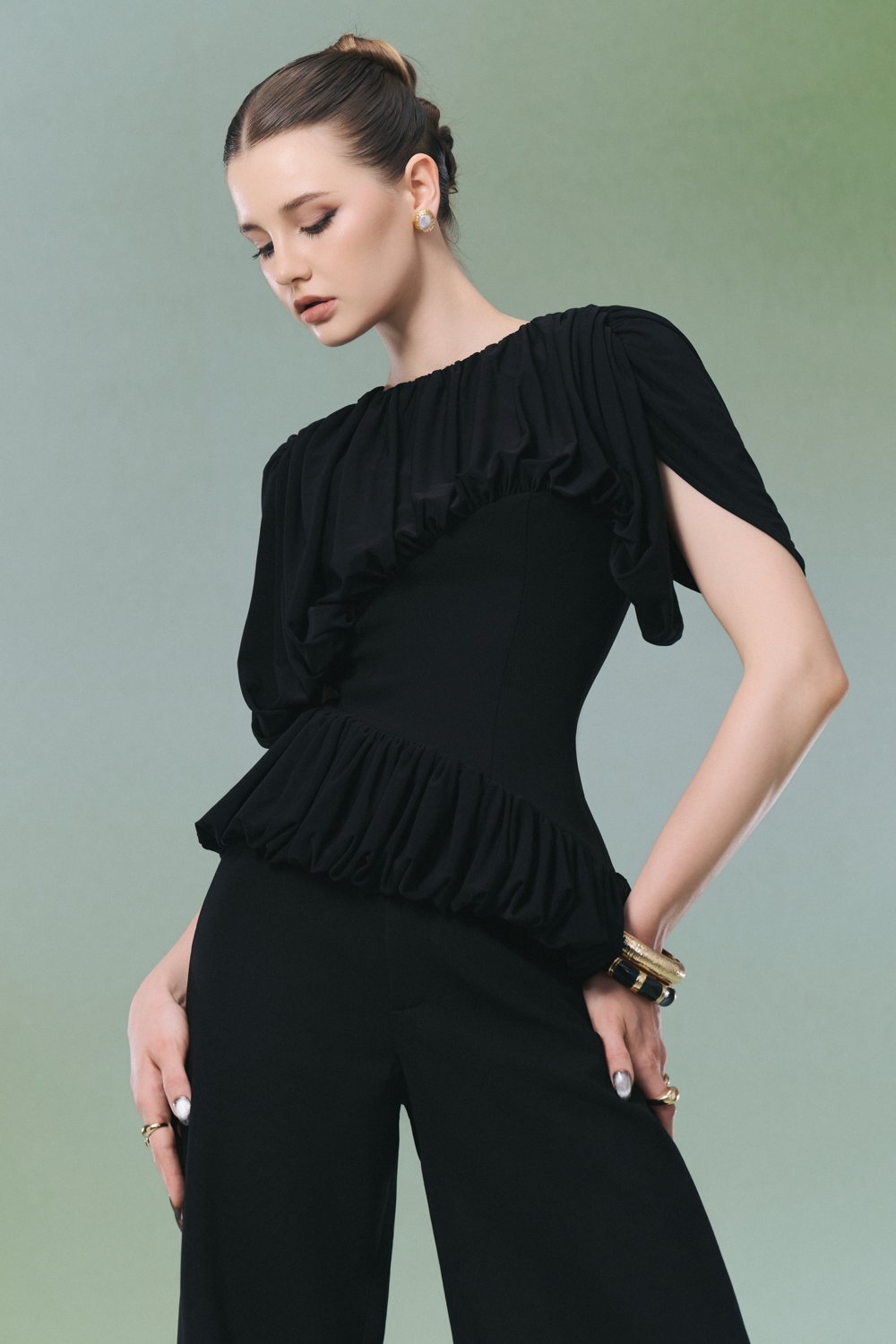 Dolcetti Puff Sleeve Gathering Set