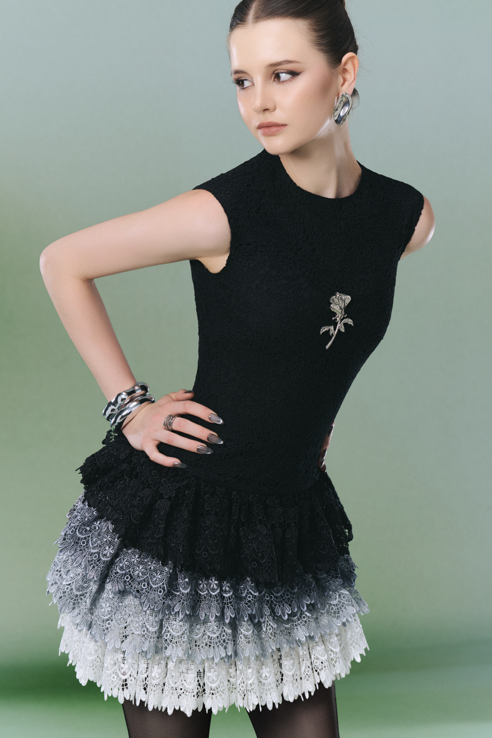 cassie mini dress Junie CASSIE DRESS IN Black