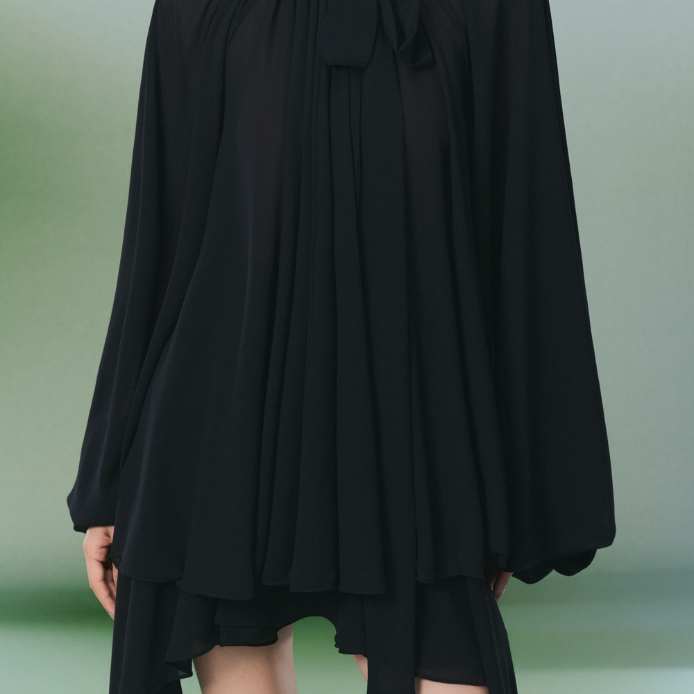 Paxton High Neck Draped Set