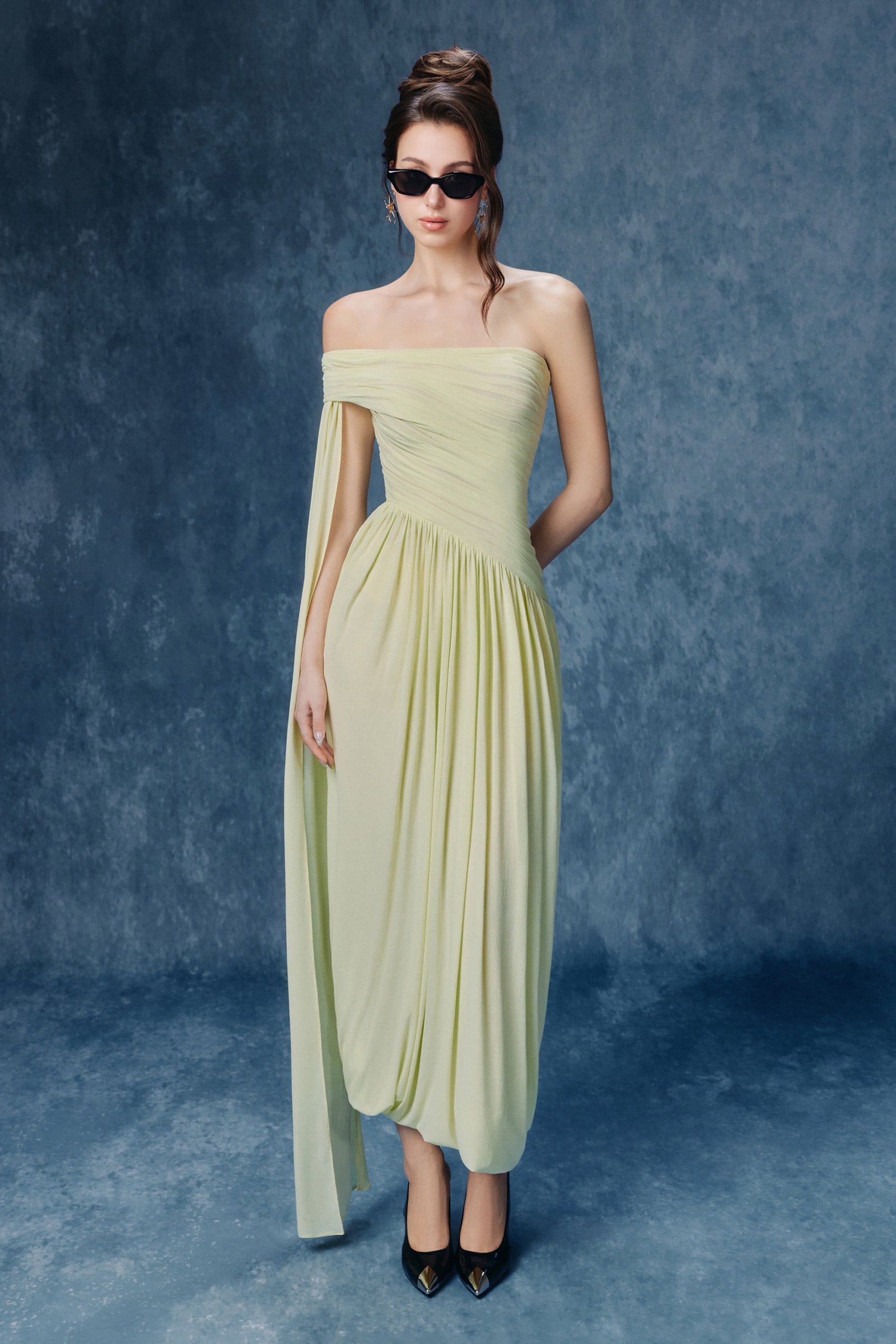 La Rebelle Cocoon Midi Dress