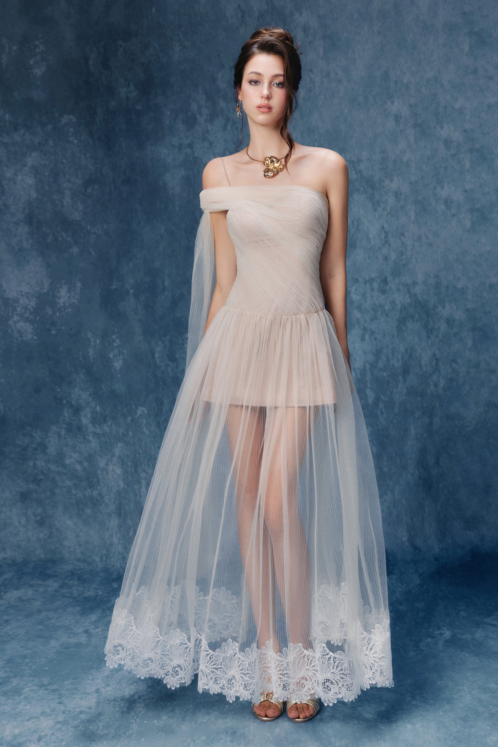After The Rain One Shoulder Maxi Dress